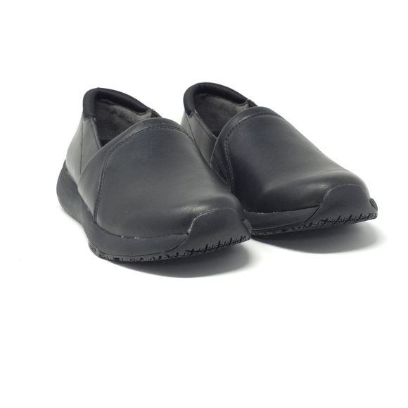 Dr. Scholl's Dive In Slip Resistant Work Loafers Black Memory Foam 8W - Picture 2 of 10
